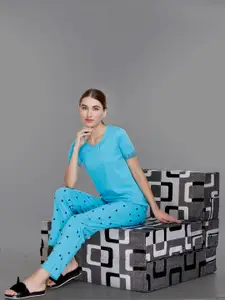 BAESD Women Printed Night suit