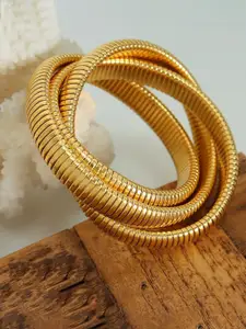 EL REGALO Women Gold-Plated Multistrand Bracelet