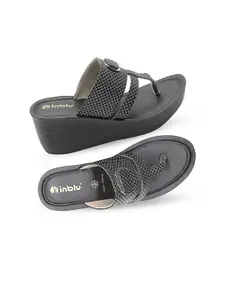 Inblu Printed Wedge Sandals