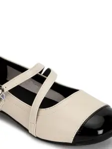 Truffle Collection Women Colourblocked Ballerinas Flats