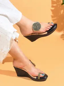 Try Me Women Embellished Wedges Heel Sandal