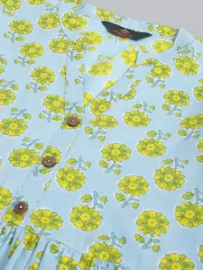 ANANDITA Women Floral Printed A-line Kurta