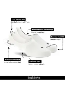 SockSoho Men Patterned Shoe Liner Socks