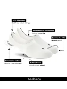 SockSoho Men Patterned Shoe Liner Socks