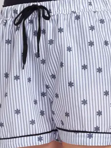 FashionRack Women 2Pcs Floral Printed Lounge Shorts