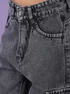 V-Mart Girls Highly Distressed Heavy Fade Jeans