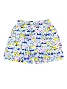 BAESD Girls Pack Of 3 Printed Loose Fit Shorts