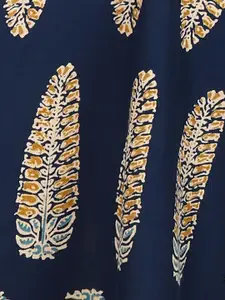 House Of Zelena Printed Maternity Pure Cotton Maxi Nightdress