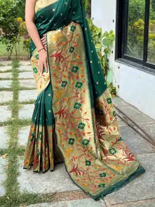 DEVATITHI Woven Design Zari Paithani Saree