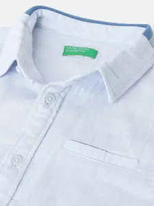 United Colors of Benetton Boys Opaque Striped Casual Shirt