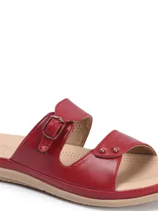 DressBerry Women Open Toe Flats