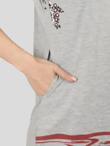 Duchess Abstract Printed Cotton Night Suit