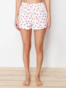 Trendyol Printed Pure Cotton Night Suit