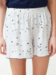 Trendyol Round Neck Pure Cotton Night suit