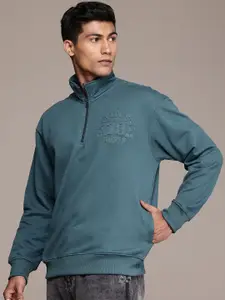 The Roadster Life Co. Applique Typography Relaxed Fit Sweatshirt