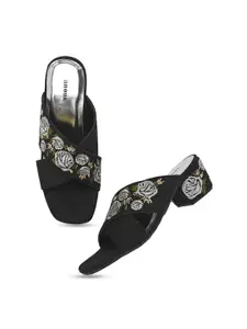 Anouk Embellished Block Heels