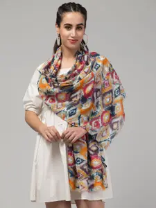 J Style Abstract Printed Scarf