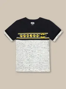 Kids Ville Boys Pack Of 2 Dc Comics Printed Round Neck T-shirts