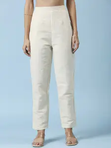 GUFRINA Floral Embroidered Bell Sleeves Pure Cotton Top & Trouser