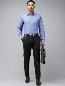 Van Heusen Pure Cotton Self Design Textured Formal Shirt