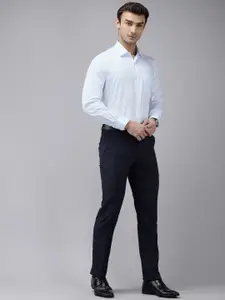 Van Heusen Pure Cotton Custom Opaque Checked Formal Shirt