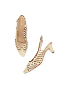 Rocia Pointed Toe Kitten Heels