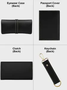 The Wallet Store Textured Leather Accessory Gift Set