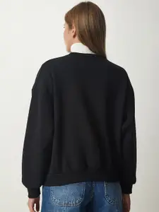 Happiness istanbul Alphanumeric Printed Sweatshirt