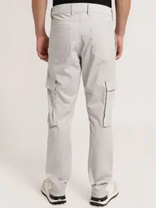 Banana Club Men Relaxed Mid-Rise Slim Fit Cotton Cargo Trousers