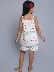 BAESD Girls Printed Pure Cotton Night suit