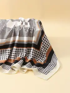 CrossKulture Checked Satin Scarf