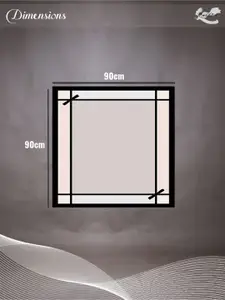 CrossKulture Floral Printed Satin Scarf