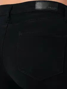 Kraus Jeans Women Straight Fit Clean Look High-Rise Stretchable Jeans