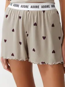 Trendyol Conversational Printed T-shirt With Shorts