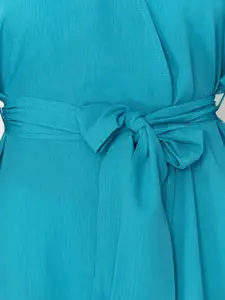 Trendyol Women V-Neck Mini Robe