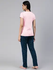 LYRA Women Printed Night suit