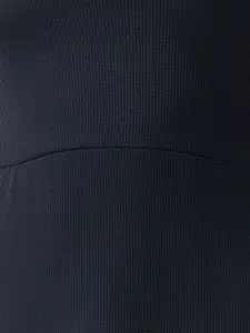 Trendyol Shoulder Straps Smocked Midi A-Line Dress