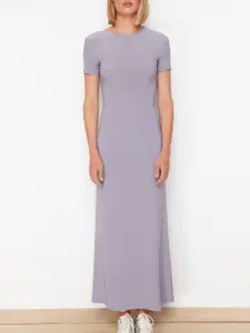 Trendyol Round Neck Sheath Maxi Dress