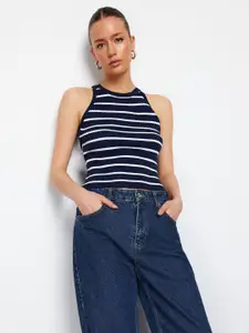 Trendyol Striped Crop Top