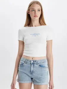DeFacto Women Typography T-shirt
