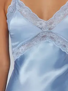 Trendyol Shoulder Straps Maxi Sweat Nightdress