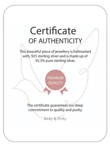 Kicky And Perky 925 Sterling Silver Enamel Floral Pendant with Chain