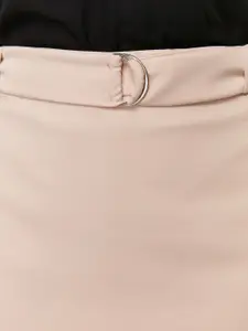 Trendyol Women High Rise Straight Mini Skirt