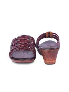 Liberty Open Toe Wedge Heels