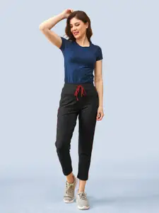 LYRA Women Mid-Rise Straight Cotton Lounge Pant