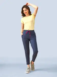 LYRA Women Mid-Rise Cotton Lounge Pants