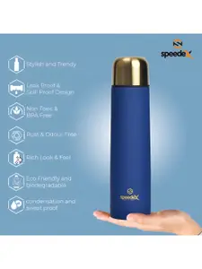 Speedex Blue Stainless Steel Solid Double Wall Vacuum Water Bottle 1 ltr