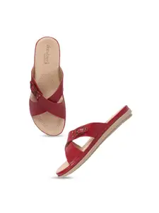 DressBerry Women Comfort Open Toe Flats