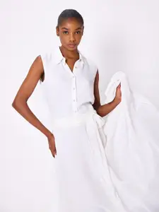 COVER STORY Comfort Spread Collar Casual Shirt