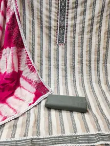 Peachmode Embroidered Pure Cotton Unstitched Dress Material